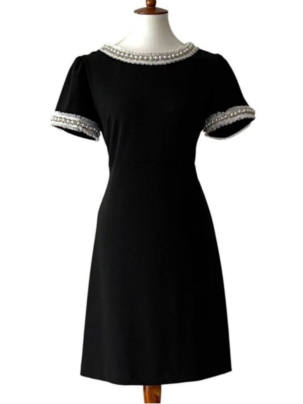 Vintage Dress 10 Betsey Johnson Medium Dress Large 60s Retro Pearl Classic Mod